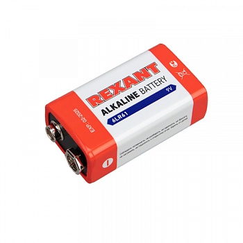 Алкалиновая батарейка 6LR61 («Крона») 9 V REXANT во Владивостоке