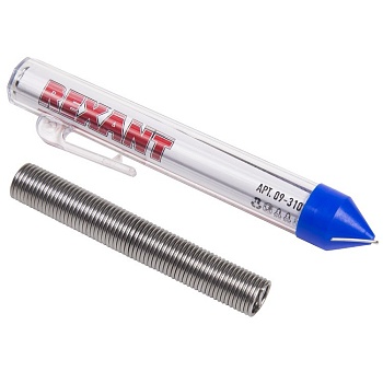 Припой с канифолью 20гр. d=1.0мм (Sn60 Pb40 Flux 2.2%) REXANT во Владивостоке